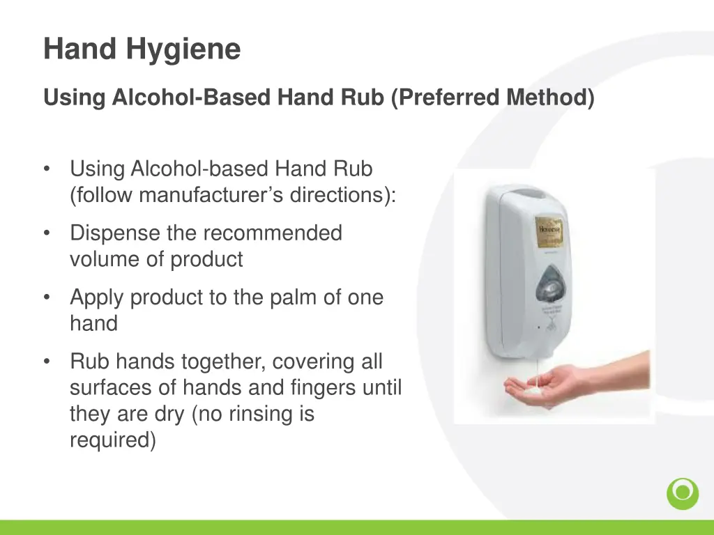 hand hygiene