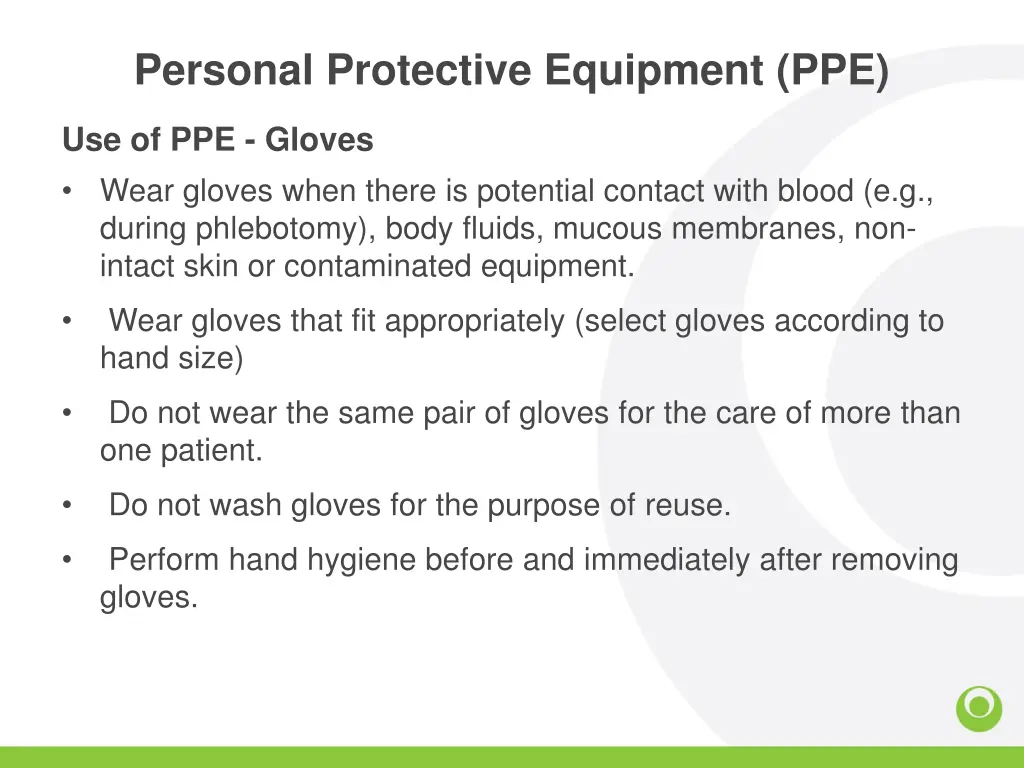 personal protective equipment ppe