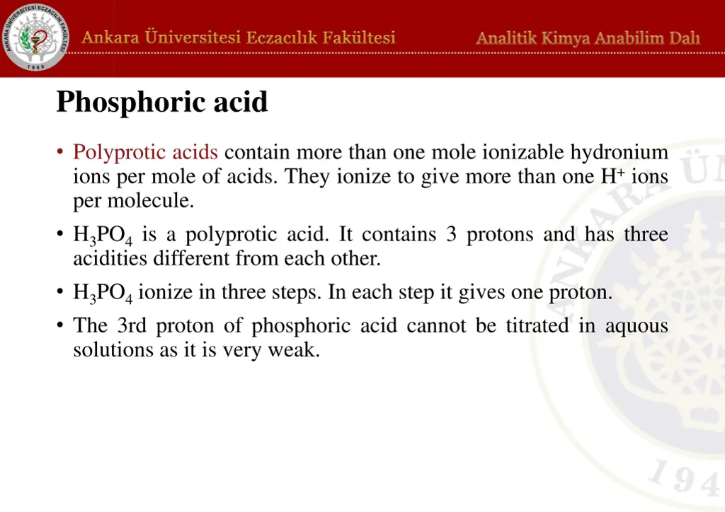 phosphoric acid