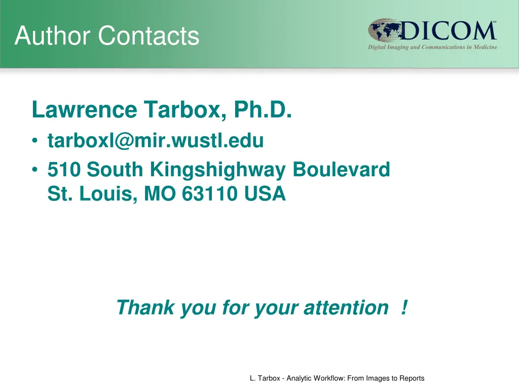author contacts