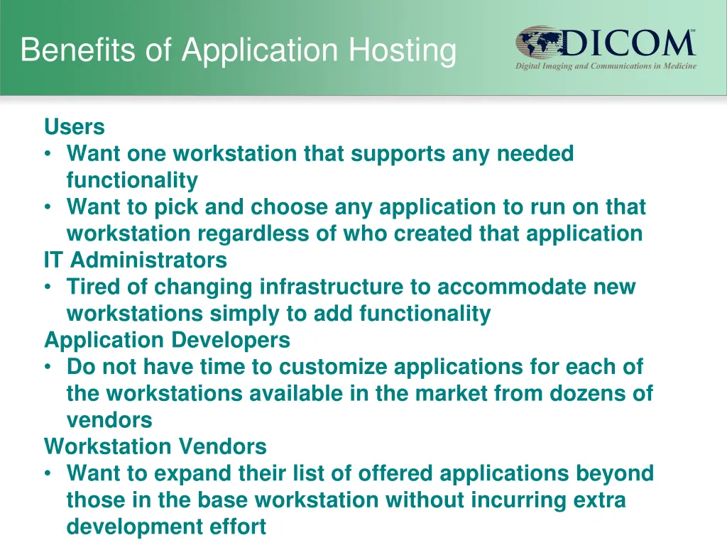 benefits of application hosting
