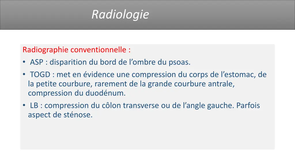 radiologie