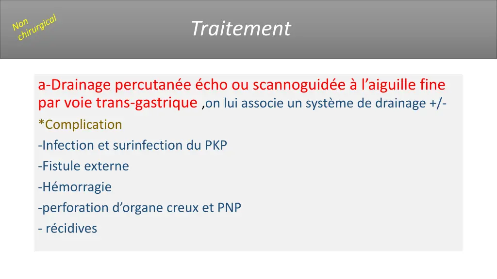 traitement