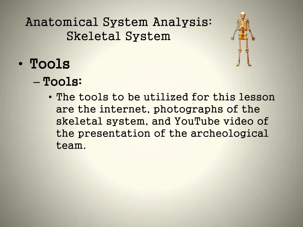 anatomical system analysis skeletal system 10