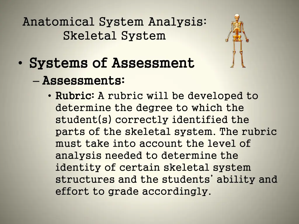 anatomical system analysis skeletal system 11
