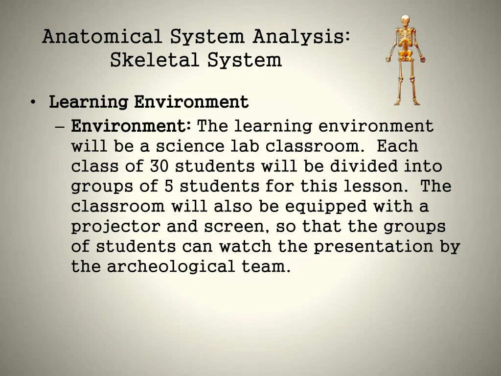 anatomical system analysis skeletal system 12