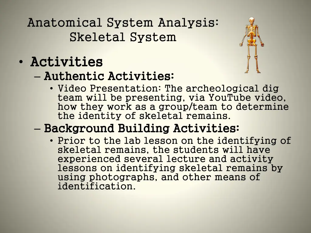anatomical system analysis skeletal system 7