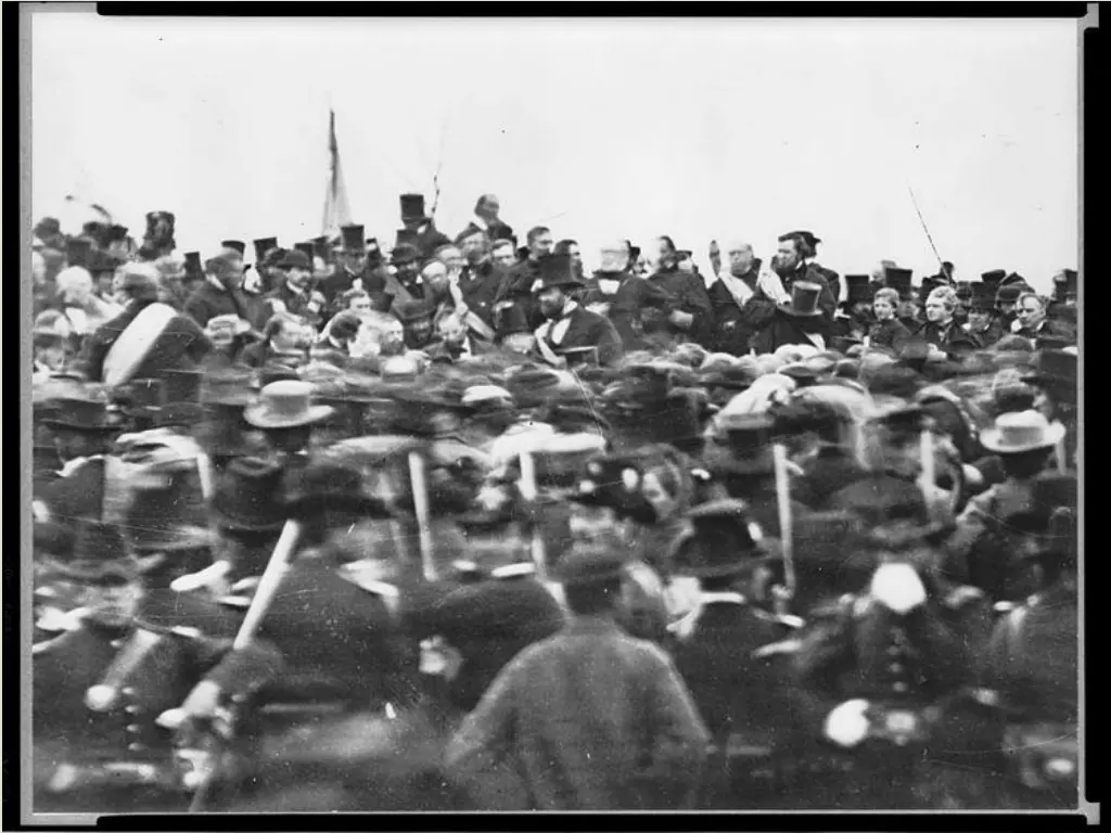 gettysburg address issued on november 19 1863