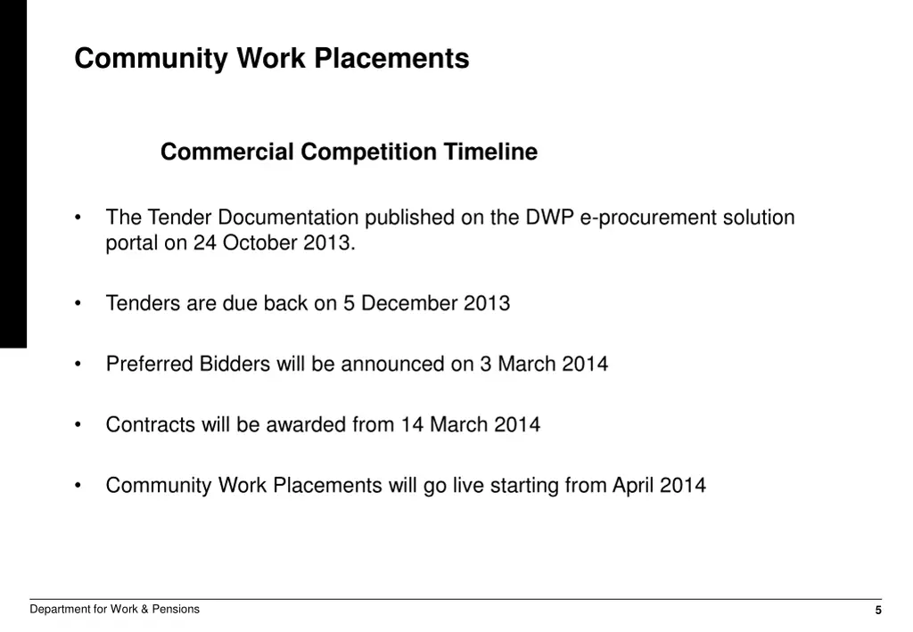 community work placements 1