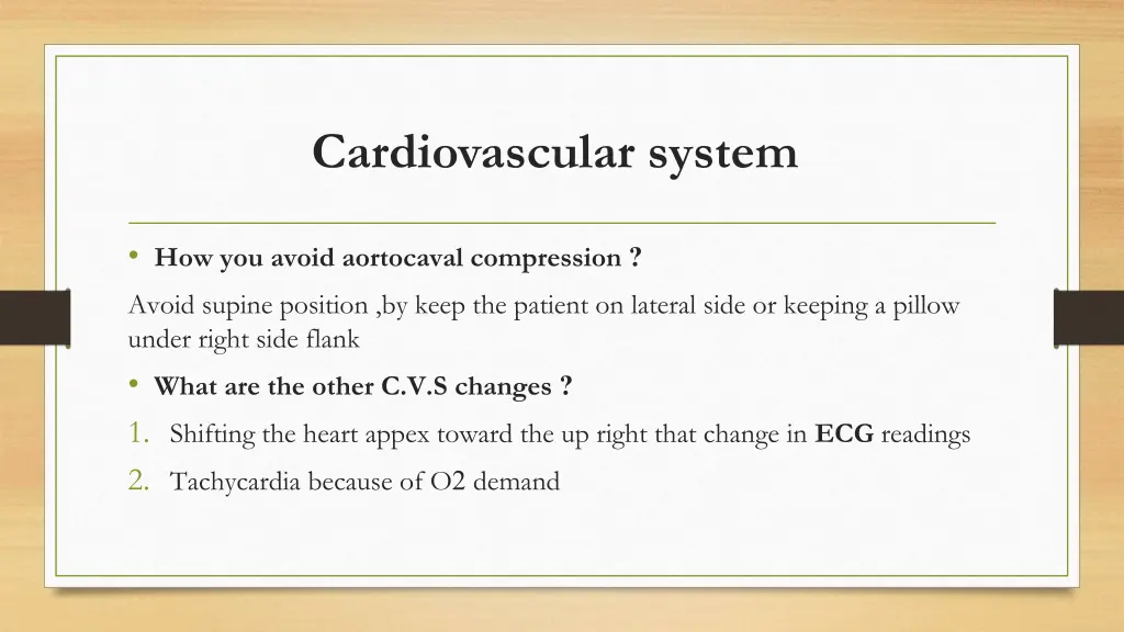 cardiovascular system 1