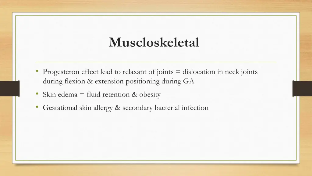 muscloskeletal