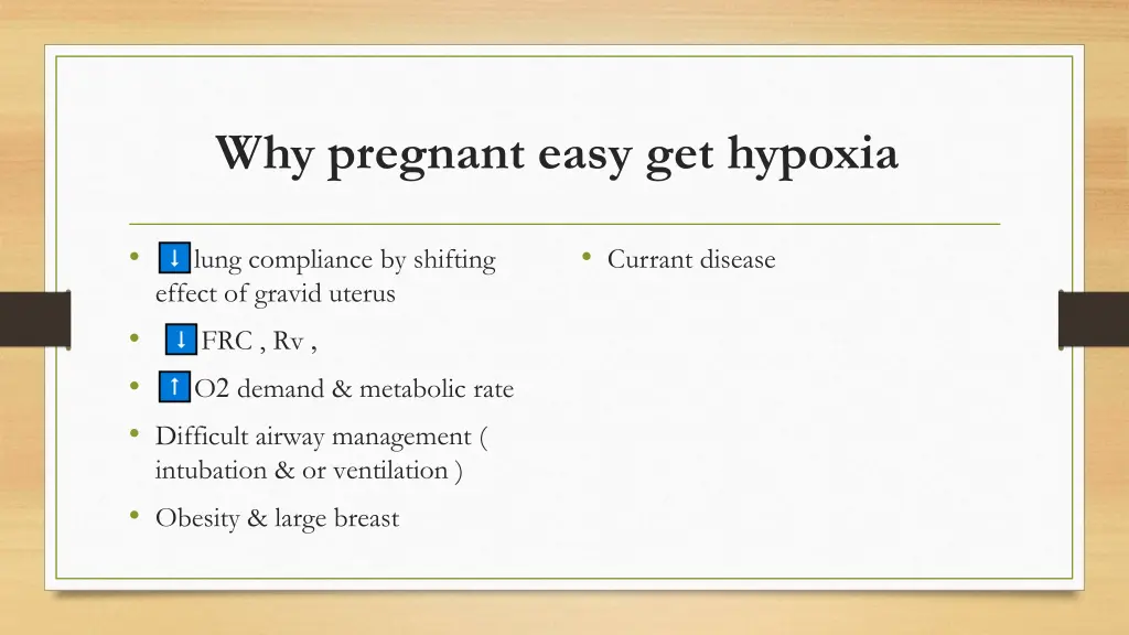 why pregnant easy get hypoxia