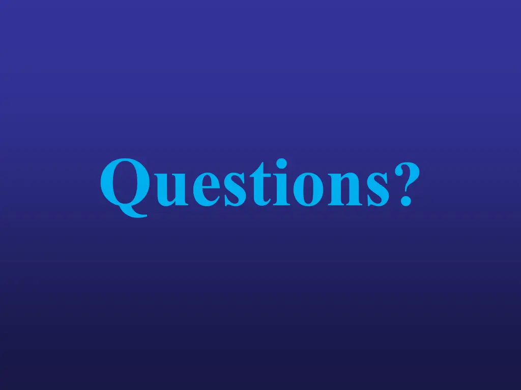 questions