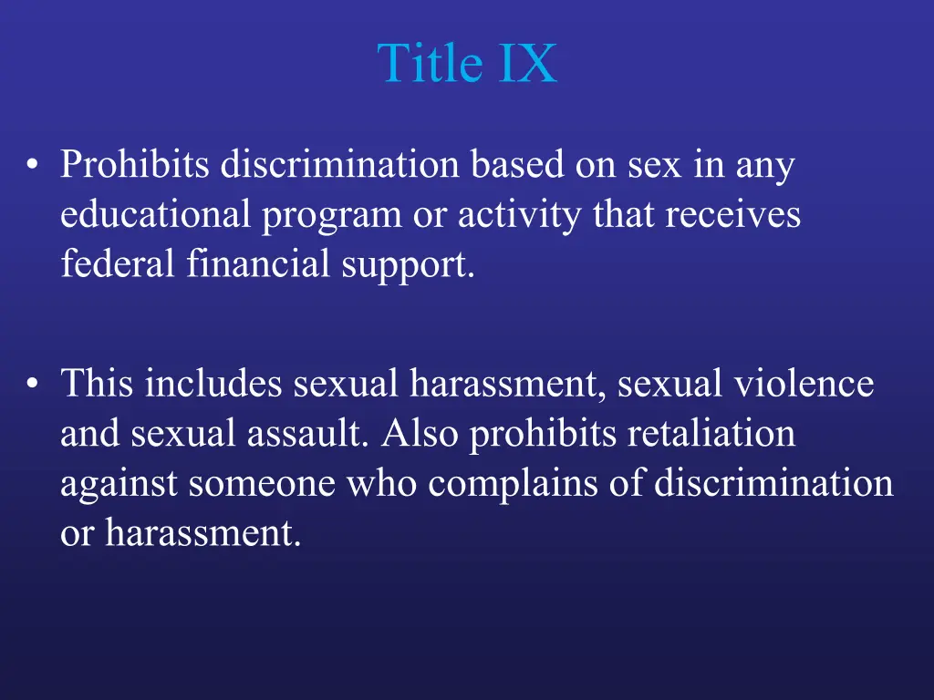 title ix