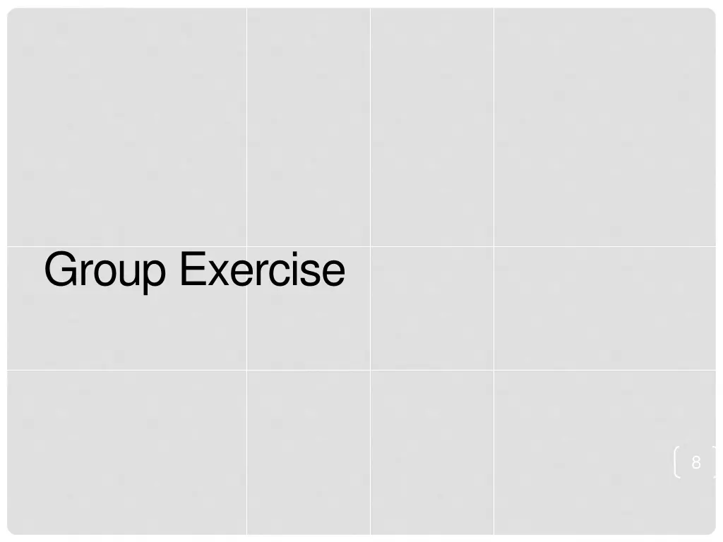 group exercise