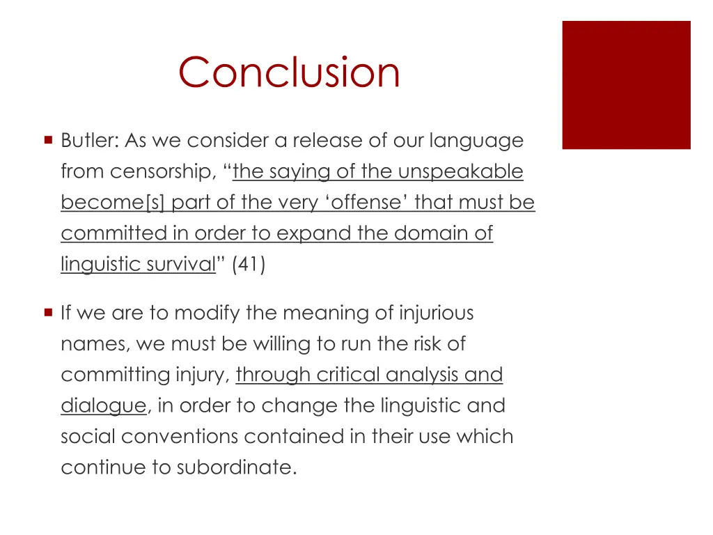 conclusion
