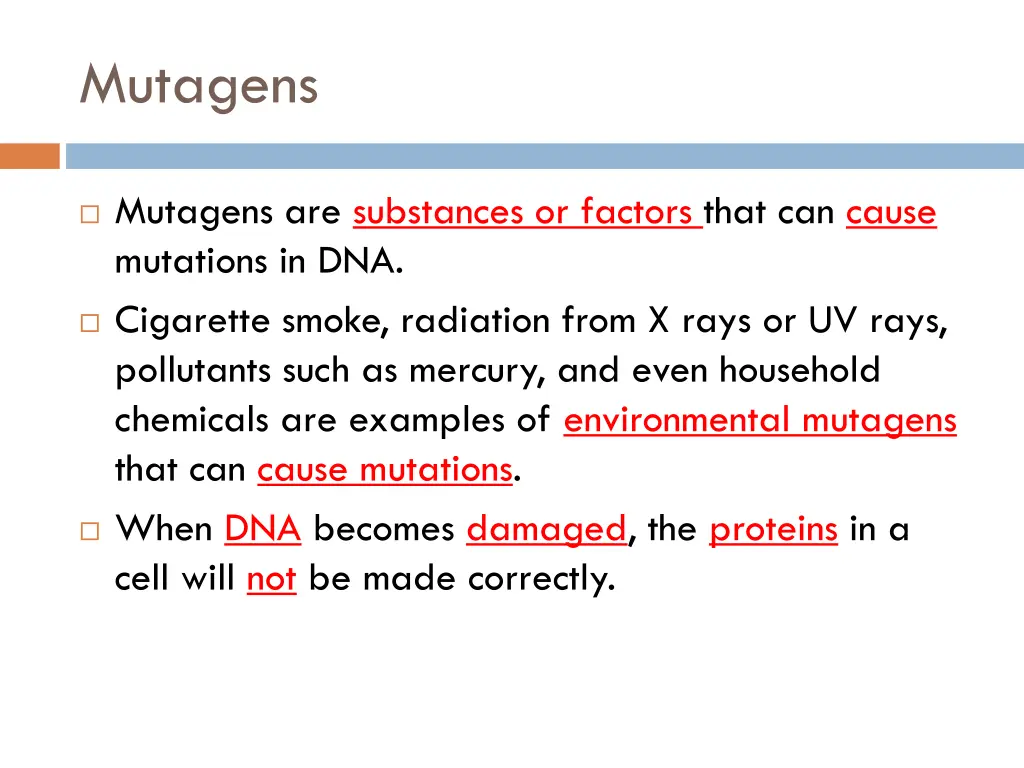 mutagens