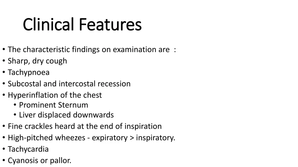 clinical features clinical features 3