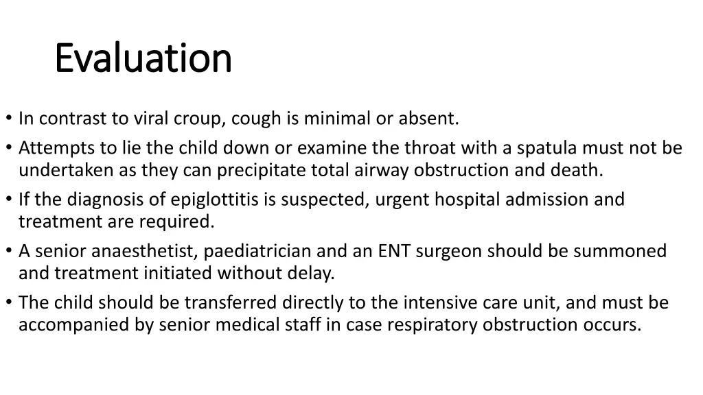 evaluation evaluation