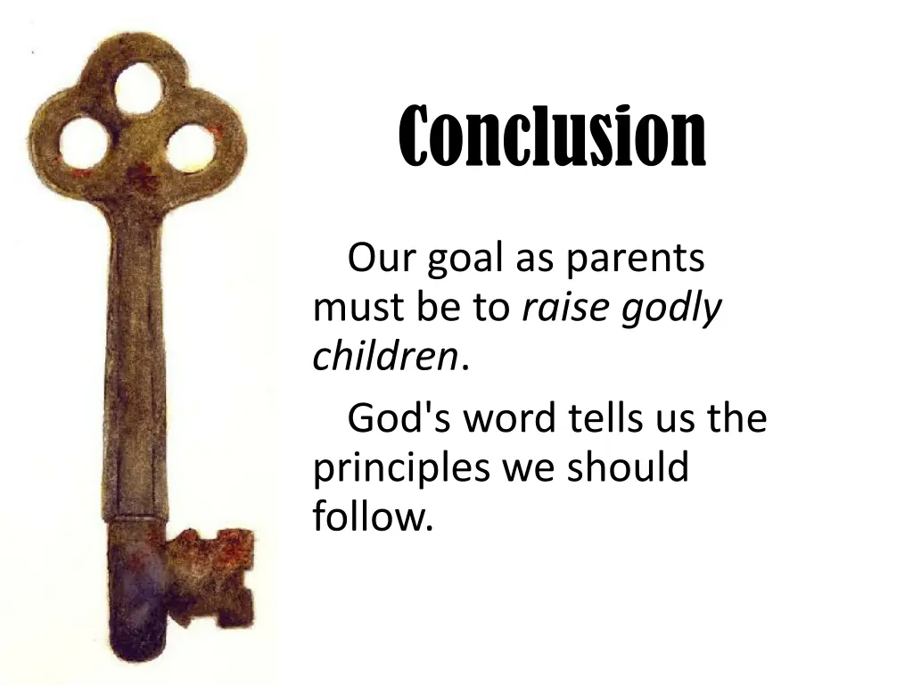 conclusion