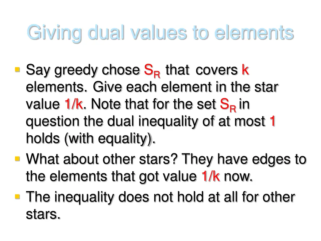 giving dual values to elements