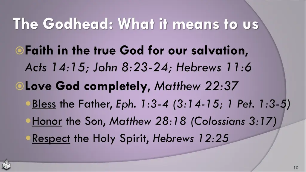 the godhead what it means to us