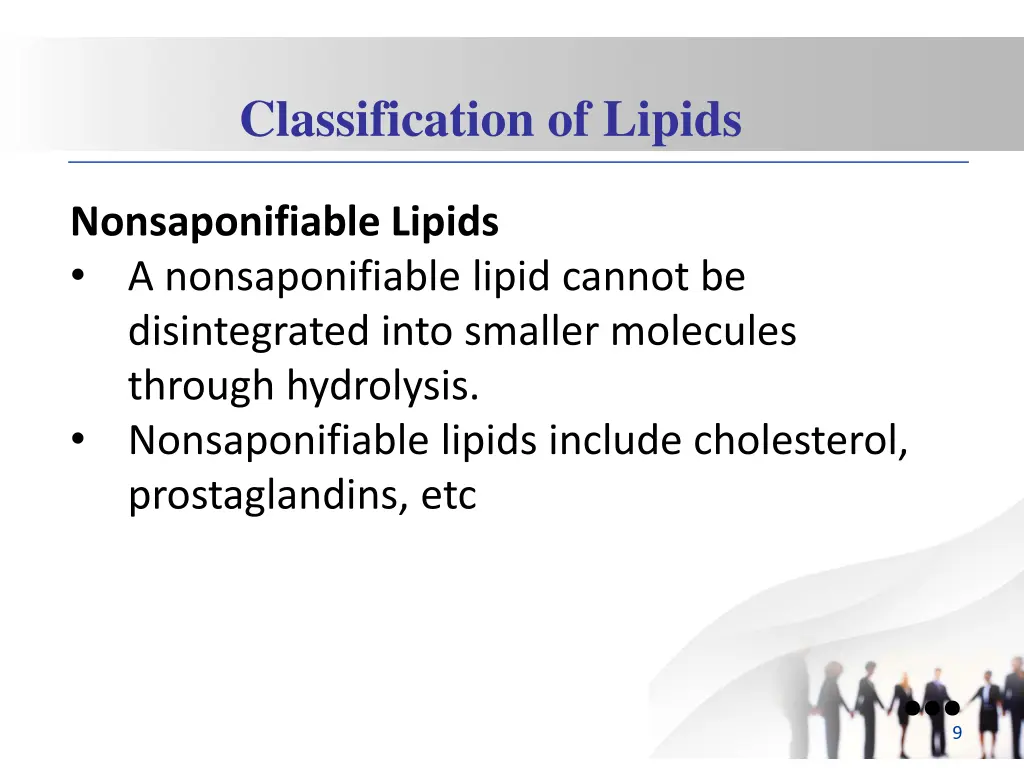 classification of lipids