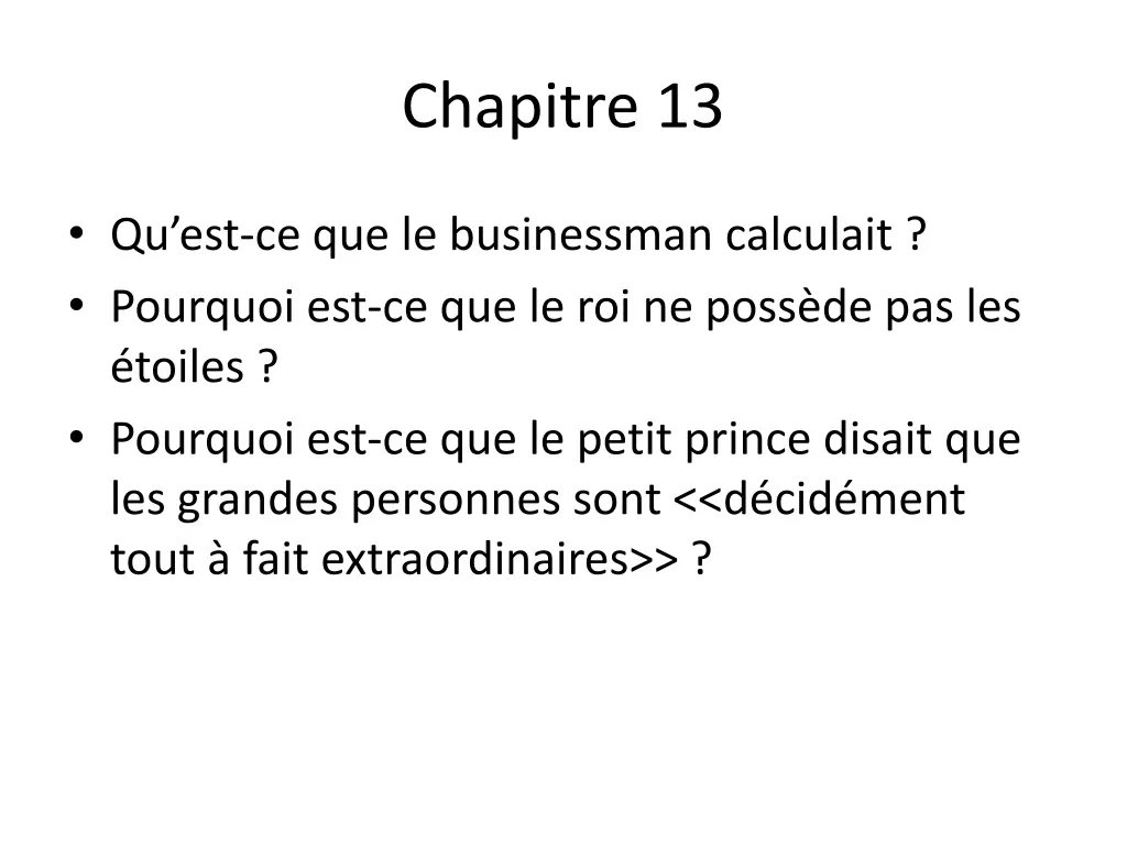 chapitre 13