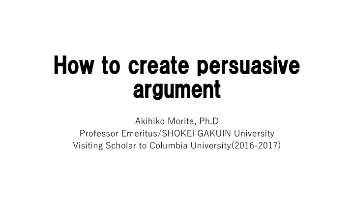 how to create persuasive how to create persuasive