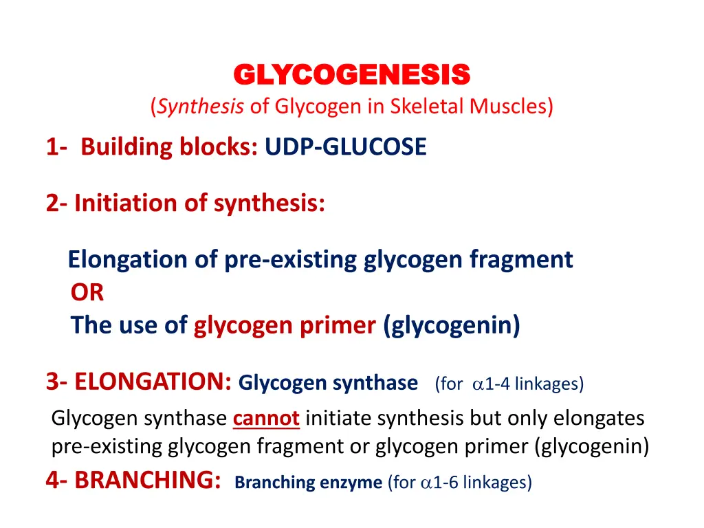 glycogenesis glycogenesis synthesis of glycogen