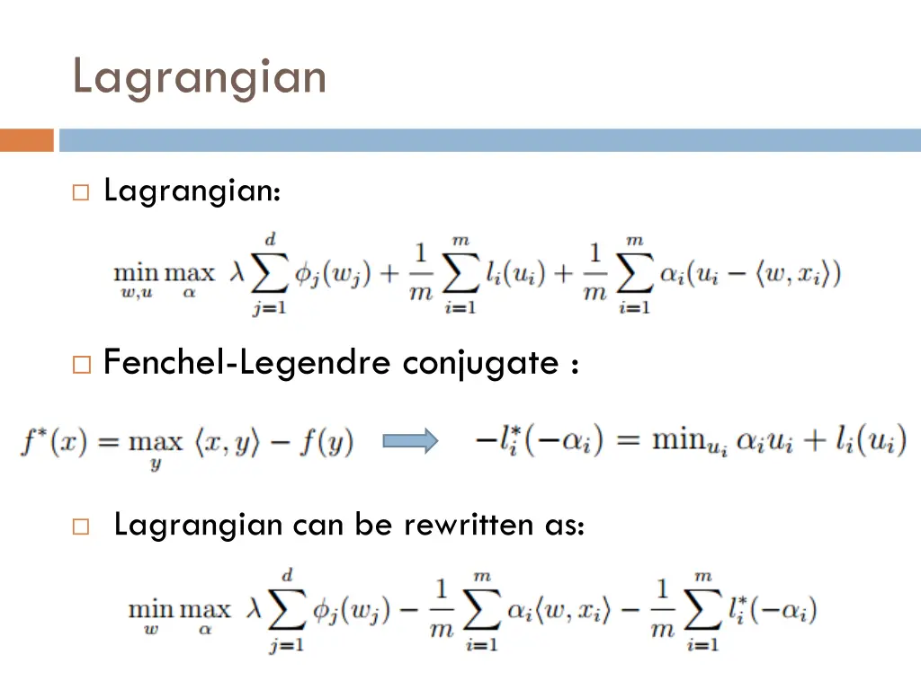 lagrangian