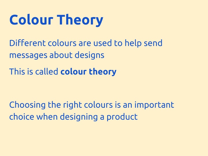 colour theory