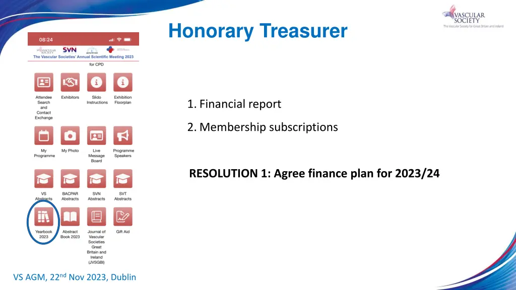 honorary treasurer