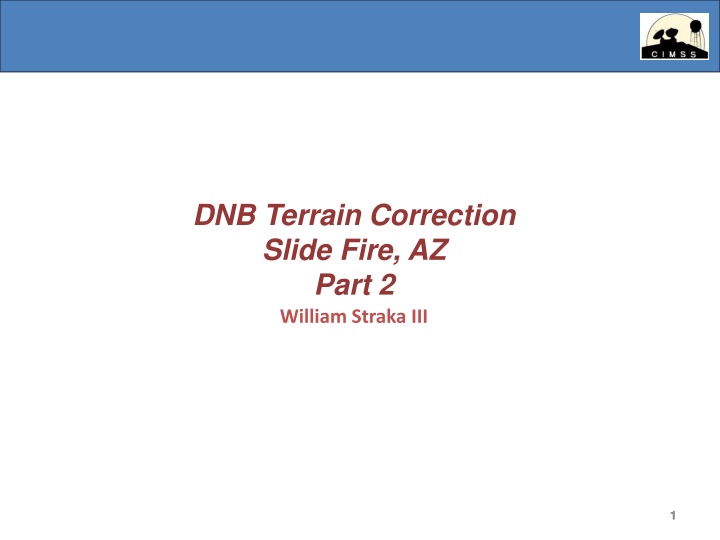 dnb terrain correction slide fire az part
