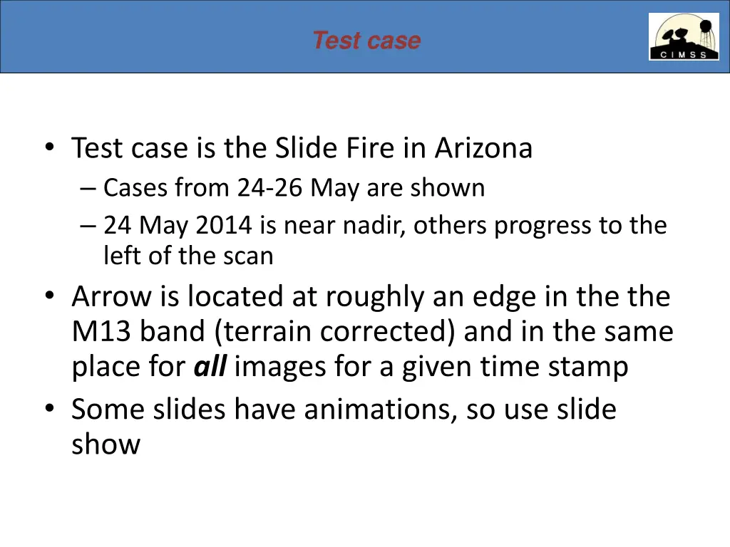 test case
