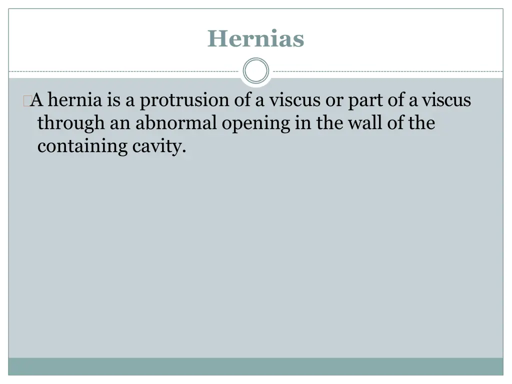 hernias
