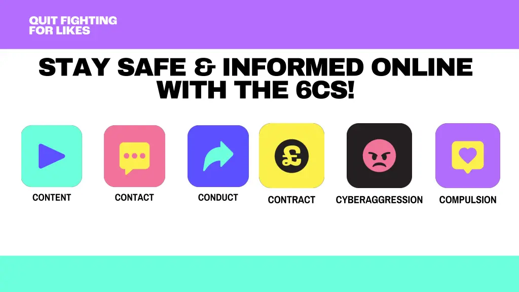 stay safe informed online with the 6cs