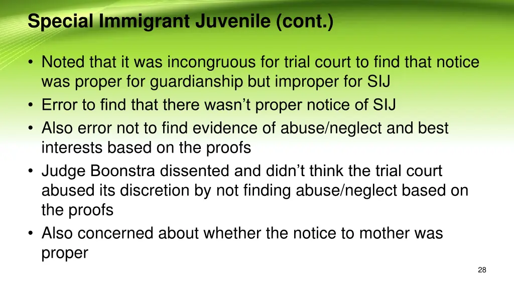 special immigrant juvenile cont
