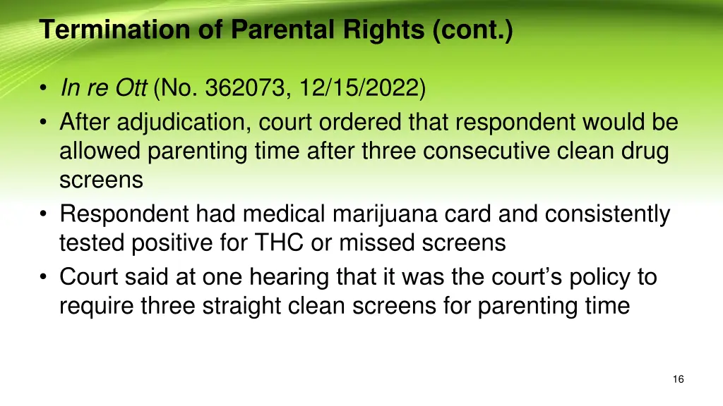 termination of parental rights cont 13