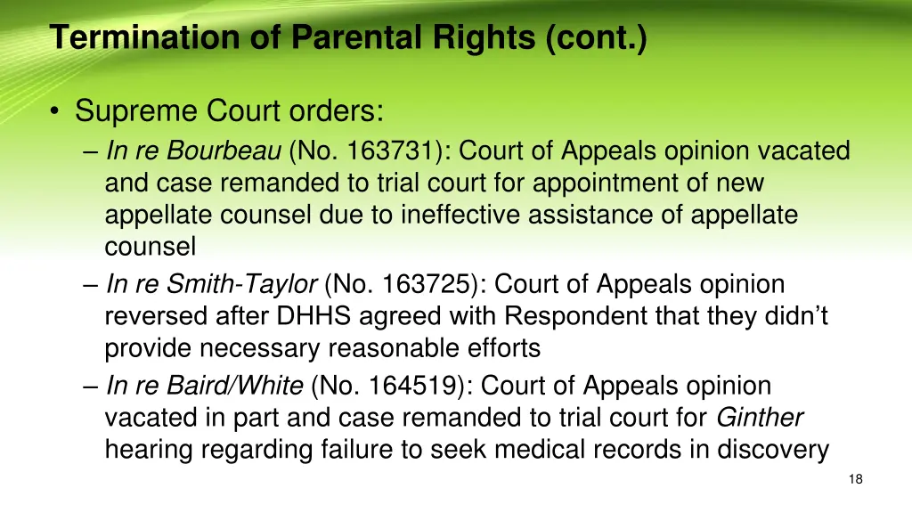 termination of parental rights cont 15
