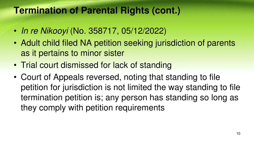 termination of parental rights cont 7