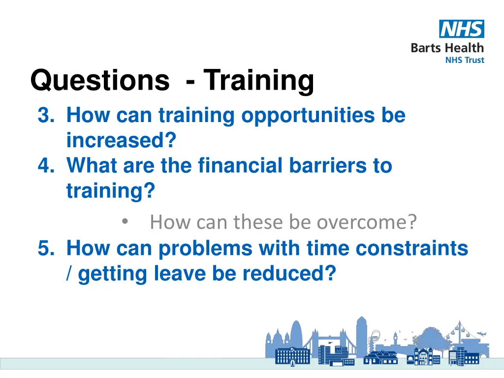 questions training 1