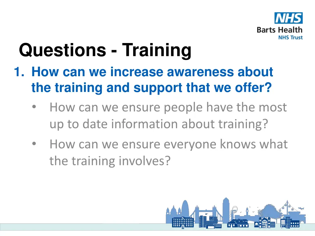 questions training