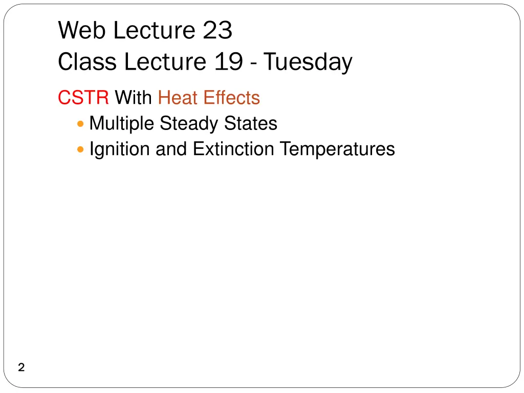 web lecture 23 class lecture 19 tuesday