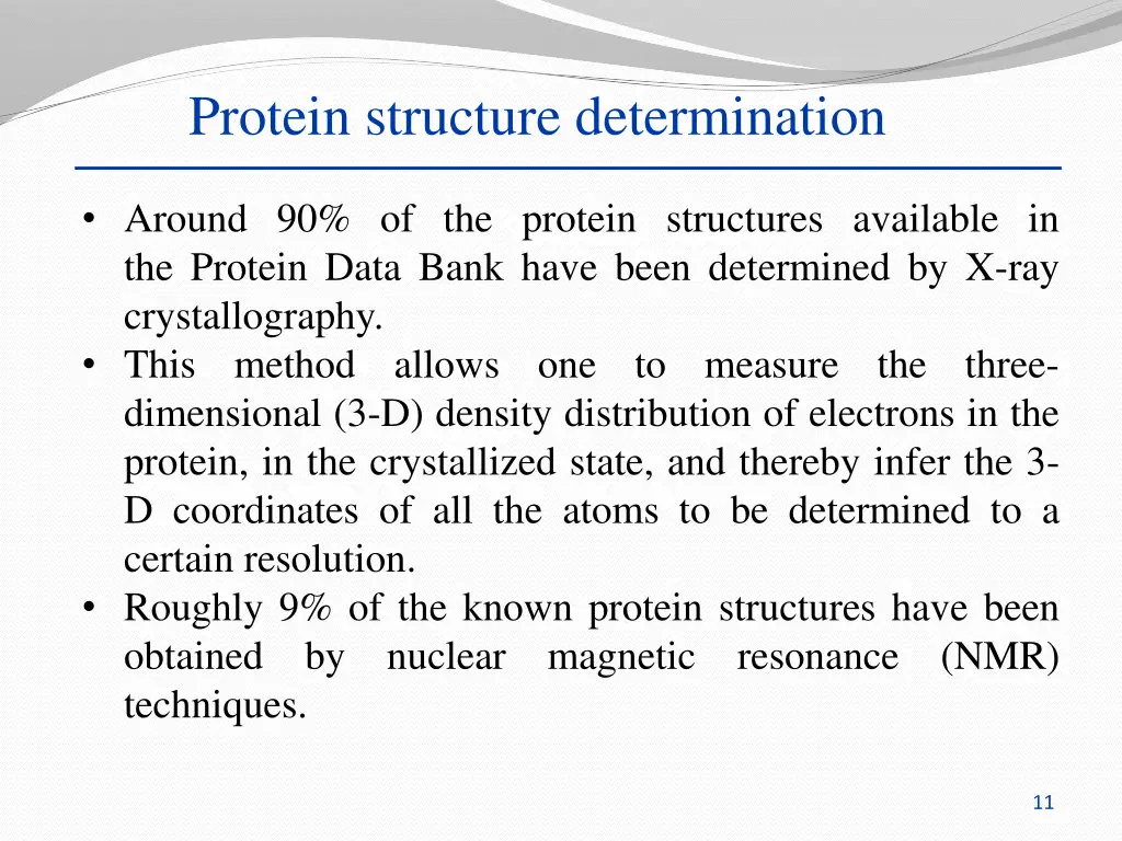 protein structure determination