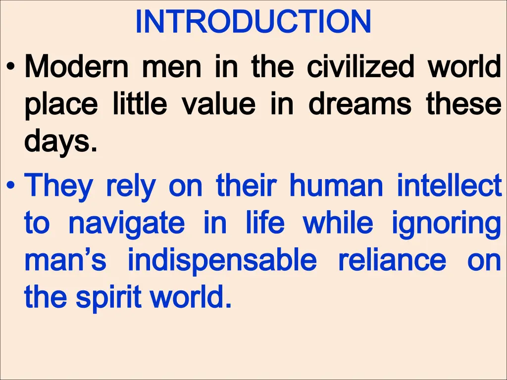 introduction introduction modern