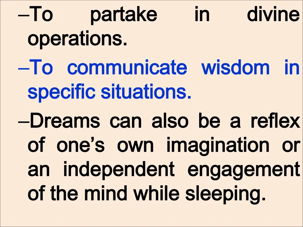 to to operations operations to to communicate