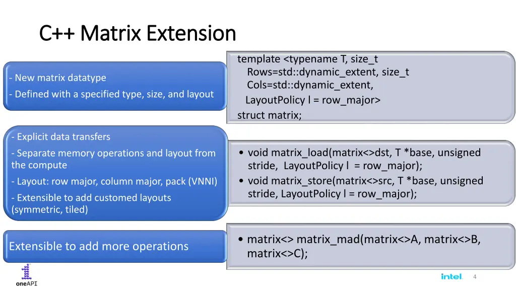 c matrix extension c matrix extension