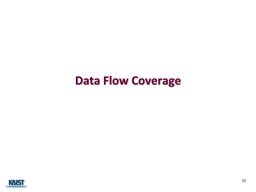 data flow coverage