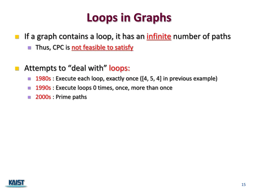 loops in graphs